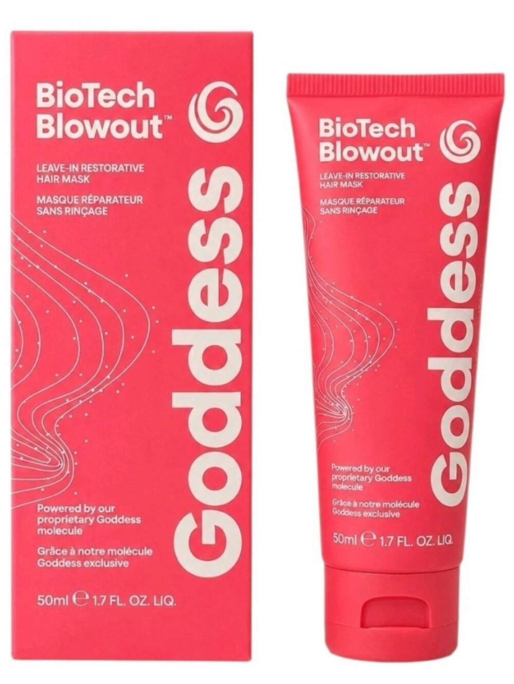 Goddess BioTech Blowout Leave-In Restorative Hair Mask 1.7 oz 50 mL